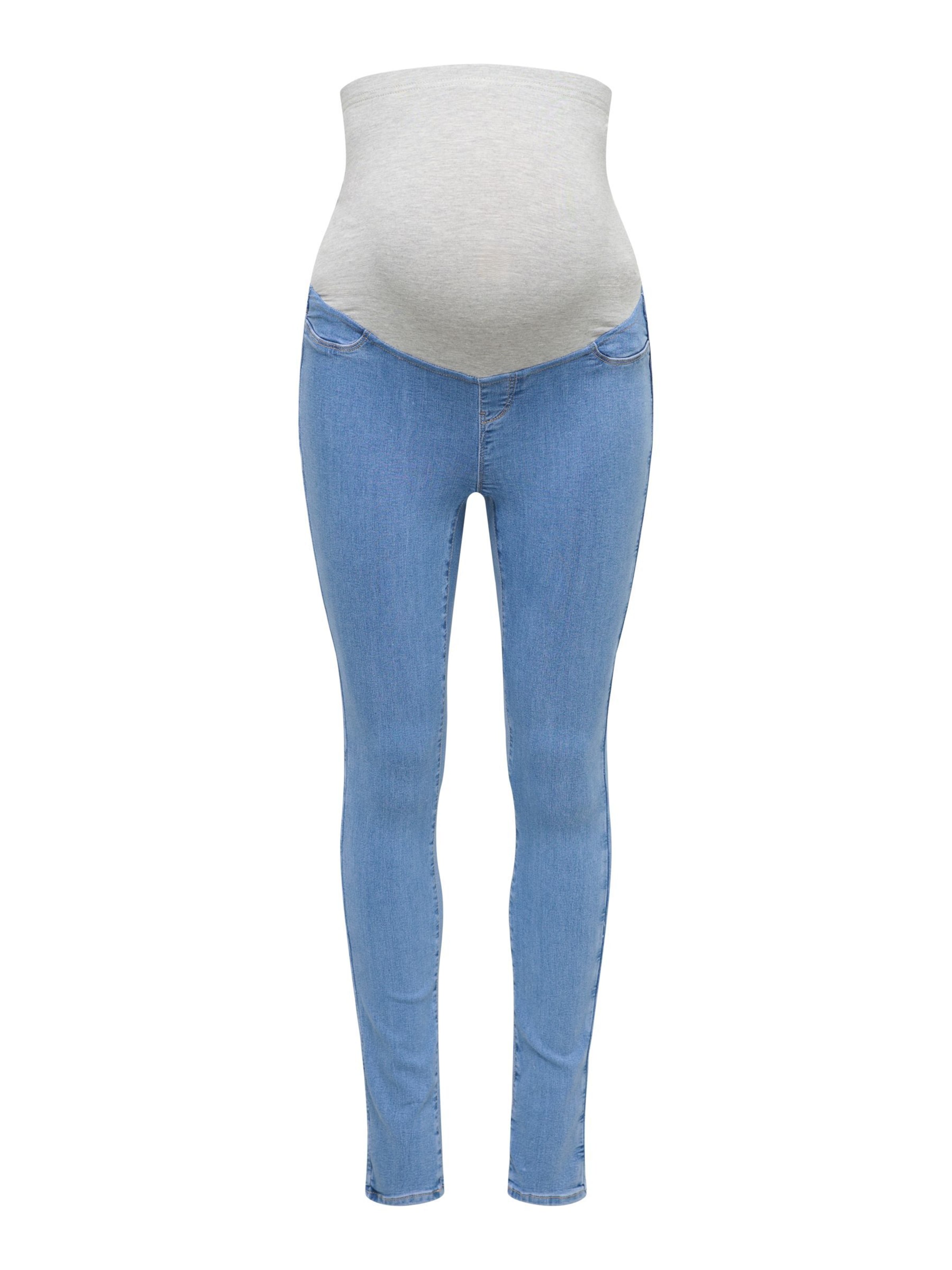 Only Maternity Regular Jeans 'OLMRain' in Blauw
