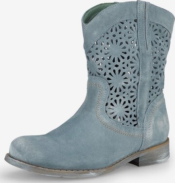 Bottes FELMINI en bleu : devant