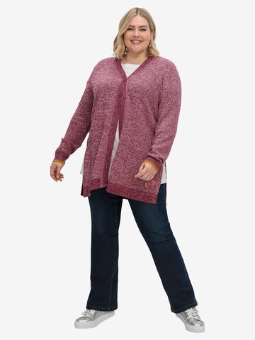 SHEEGO Knit Cardigan in Pink