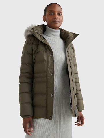 TOMMY HILFIGER Winterjacke in Grün: predná strana