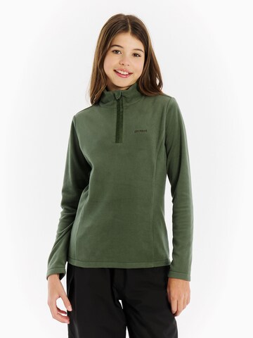 PROTEST Sportief sweatshirt 'Remutey JR' in Groen: voorkant