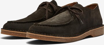 SELECTED HOMME Lace-Up Shoes 'Riga' in Brown