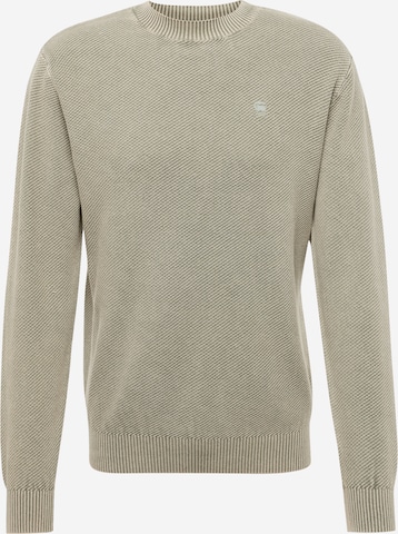 G-Star RAW Sweater 'Moss' in Green: front