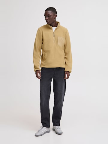 BLEND Tussenjas ' BHBROOKS Sweatshirt halfzipp ' in Bruin