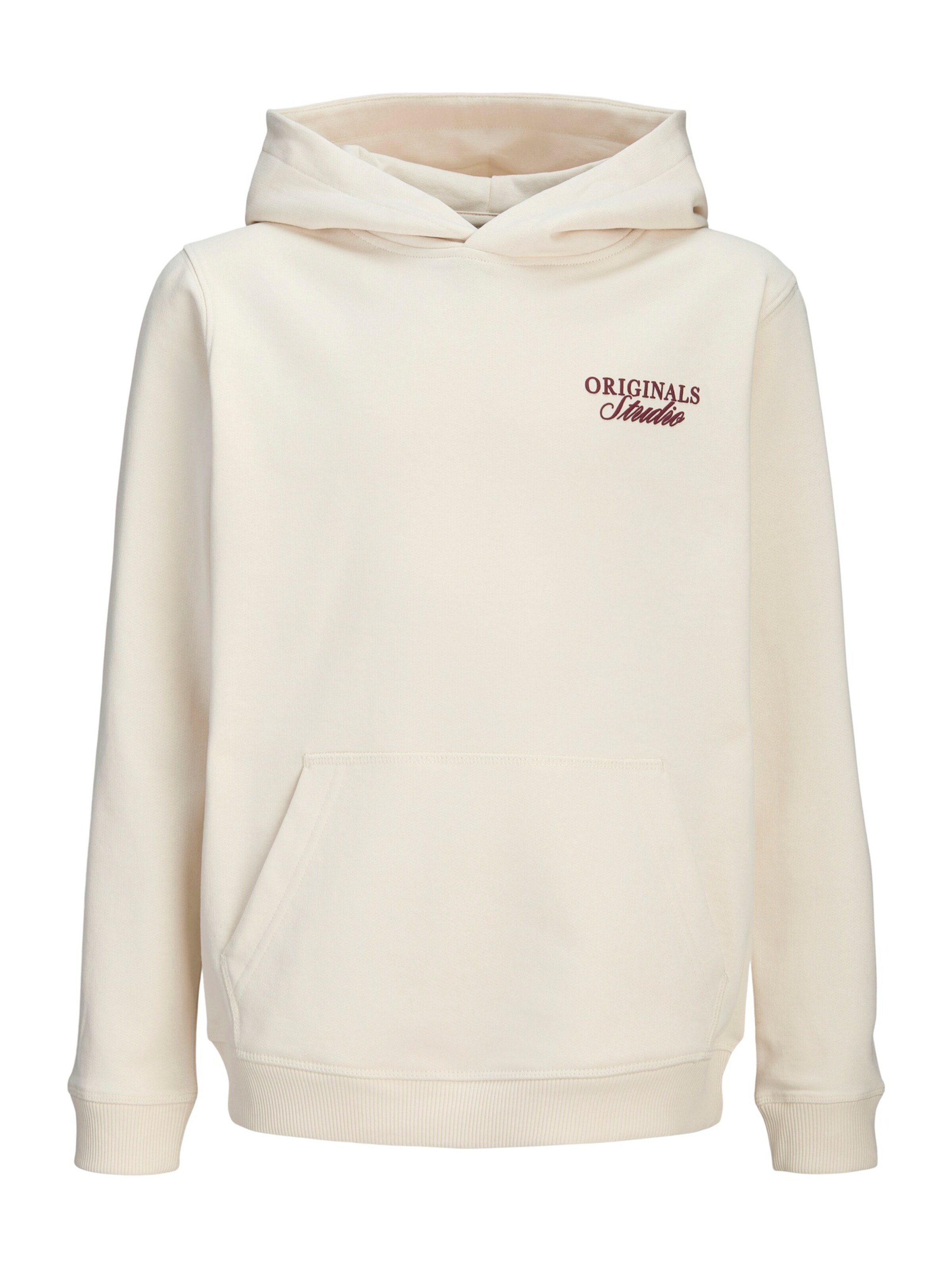 Sweat 'JORNORREBRO' Jack & Jones Junior en blanc : devant