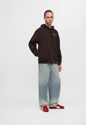 Sweat-shirt 'Essentials Elevated' PUMA en marron