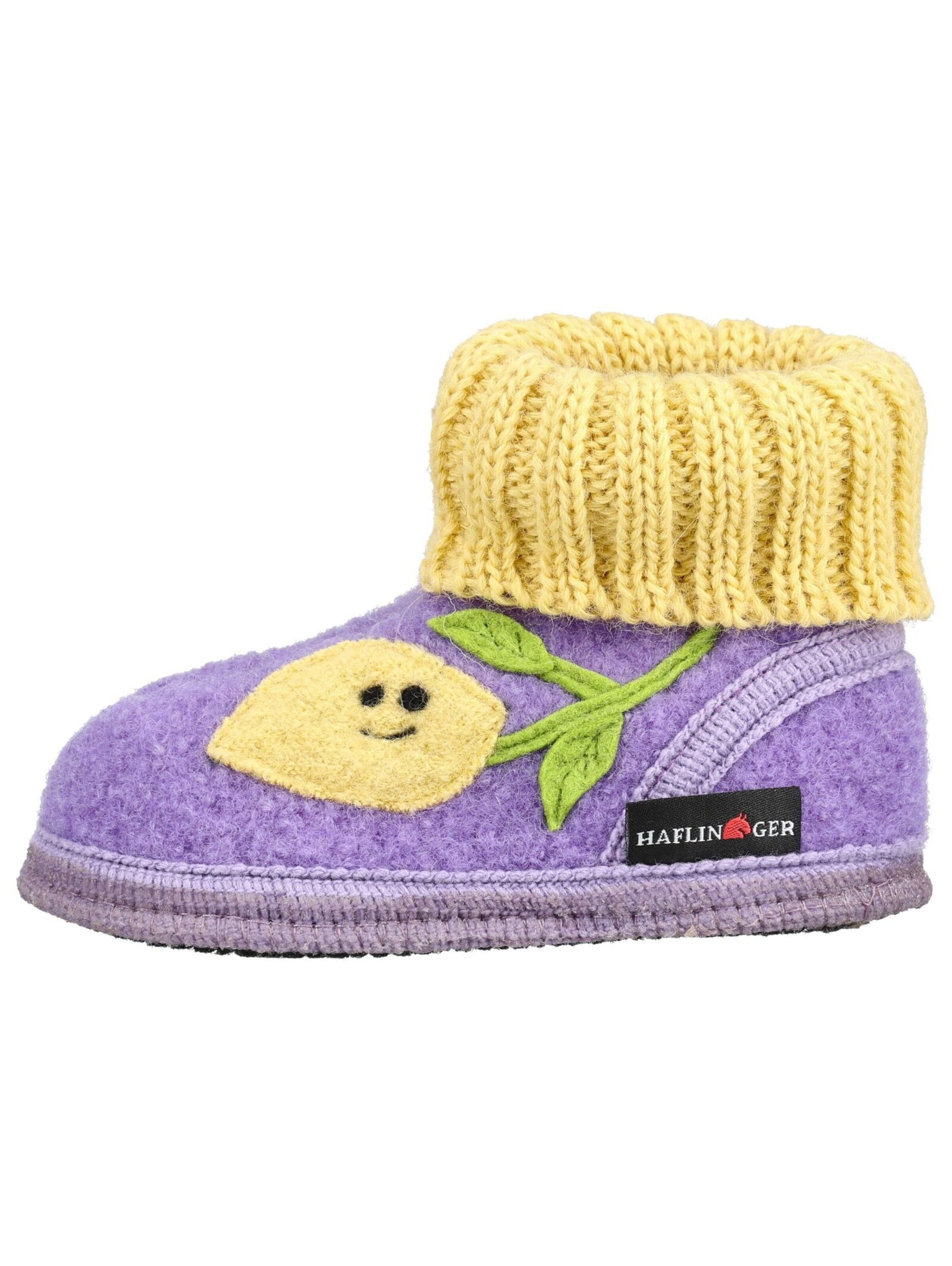 HAFLINGER Huisschoenen in Lila