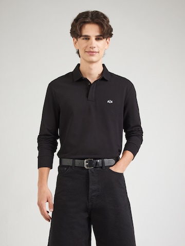 ARMANI EXCHANGE Футболка в Черный: спереди