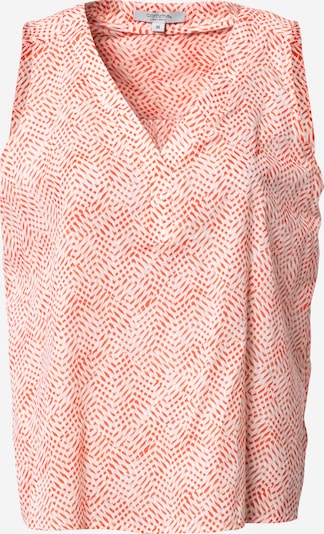 comma casual identity Bluza u pastelno narančasta / crvena / bijela, Pregled proizvoda