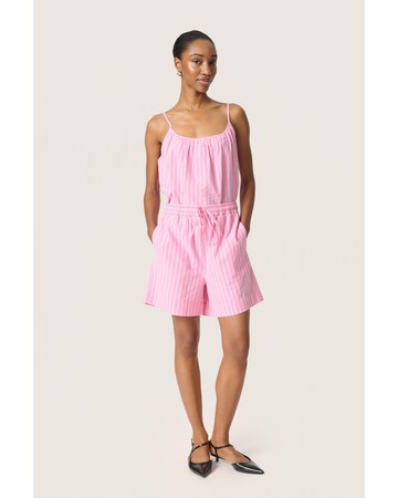 SOAKED IN LUXURY Loosefit Shorts 'SLAnvitte' in Pink