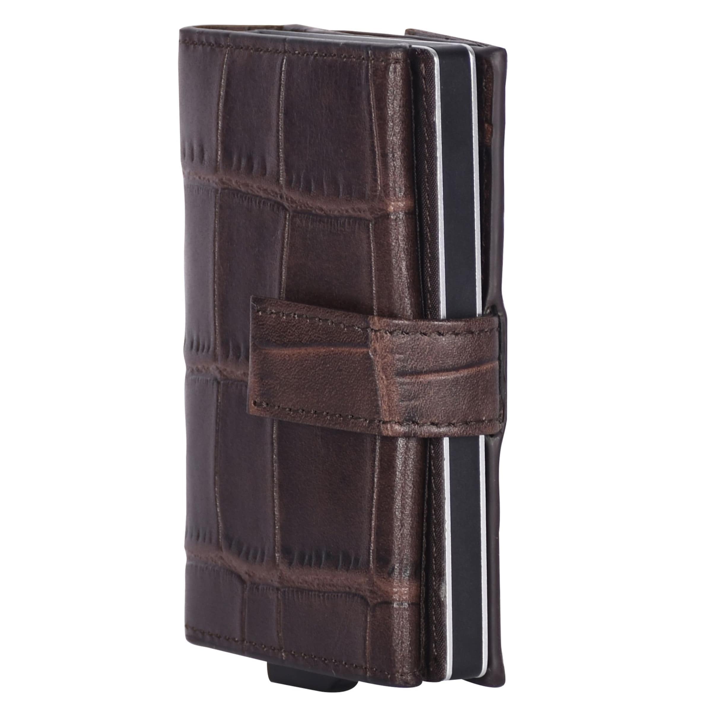 JOOP! Etui 'Fano C-Three E' in Braun