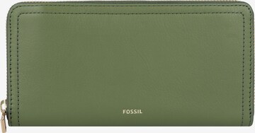 FOSSIL Portemonnee 'Logan' in Groen: voorkant