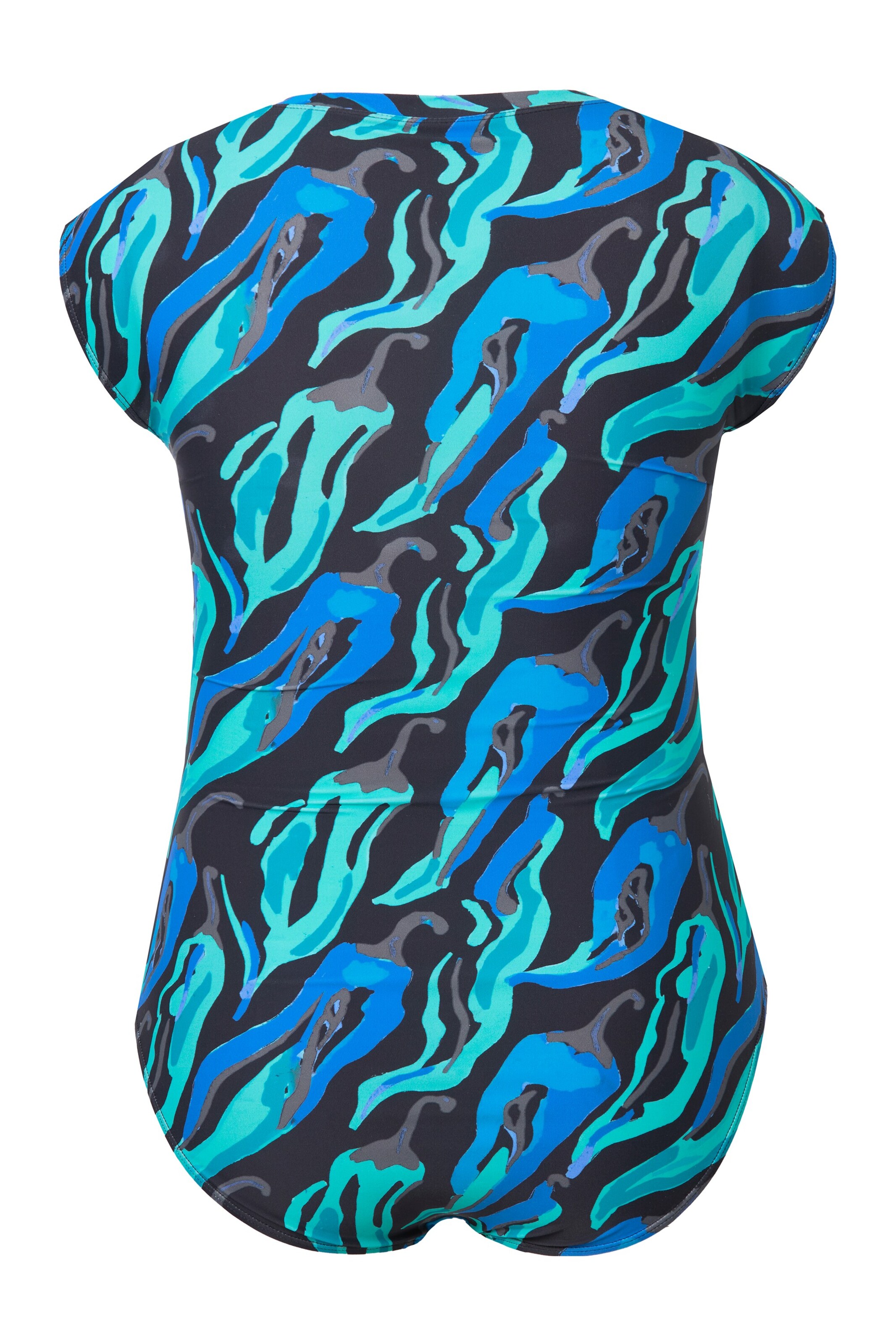 Ulla Popken Badpak in Blauw