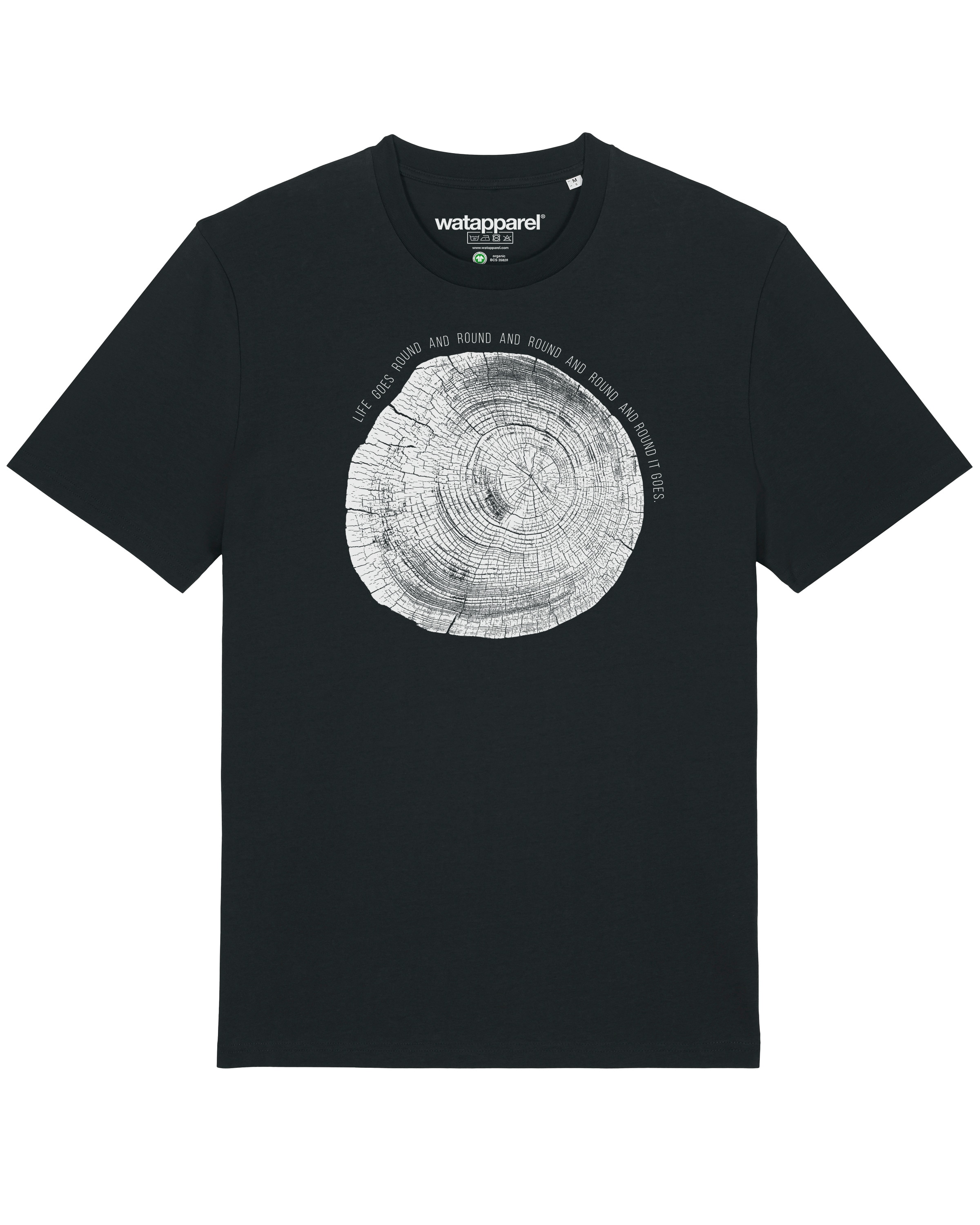 Watapparel T-Shirt in Schwarz: Vorderseite