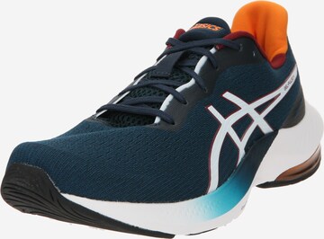 Chaussure de course 'Pulse 14' ASICS en bleu : devant