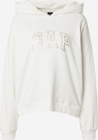 GAP Sweatshirt in Wit: voorkant