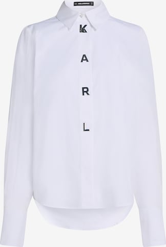Karl Lagerfeld Blúzka - Biela: predná strana