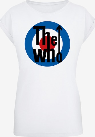 F4NT4STIC T-Shirt 'The Who Target' in Weiß: Vorderseite
