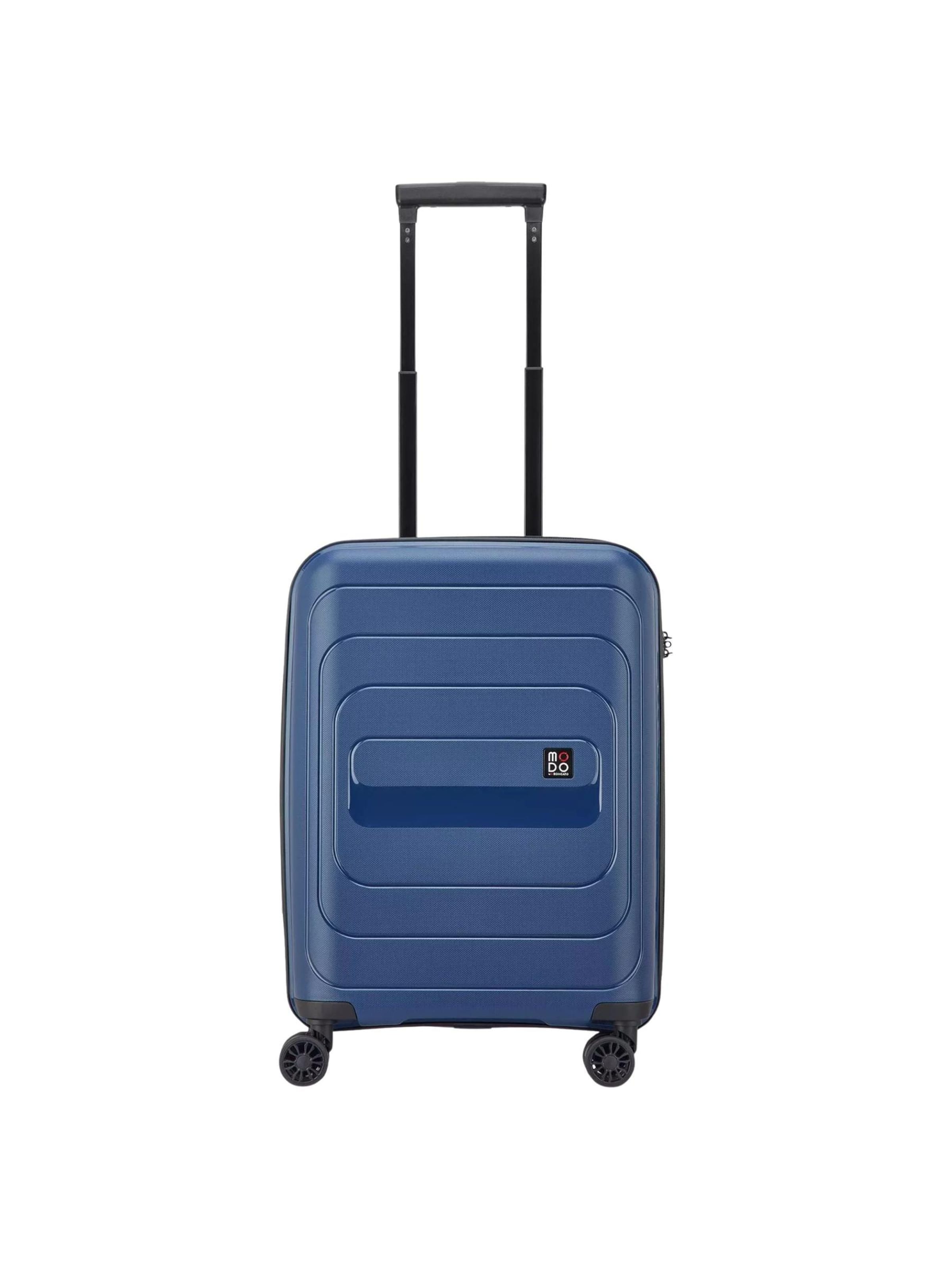 MODO by Roncato Wózek 'RONCATO TROLLEY CABINA 4R 55/20CM NOXA Valigie e Trolley' w kolorze niebieski: przód