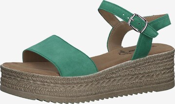 s.Oliver Sandals in Green: front