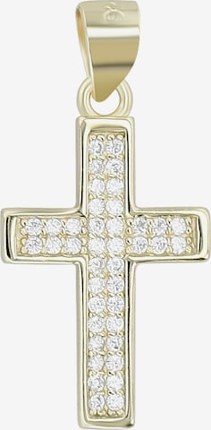 Akzent Anhänger 'Kathrin, 925 Sterlingsilber, langlebig' in Gold: Vorderseite