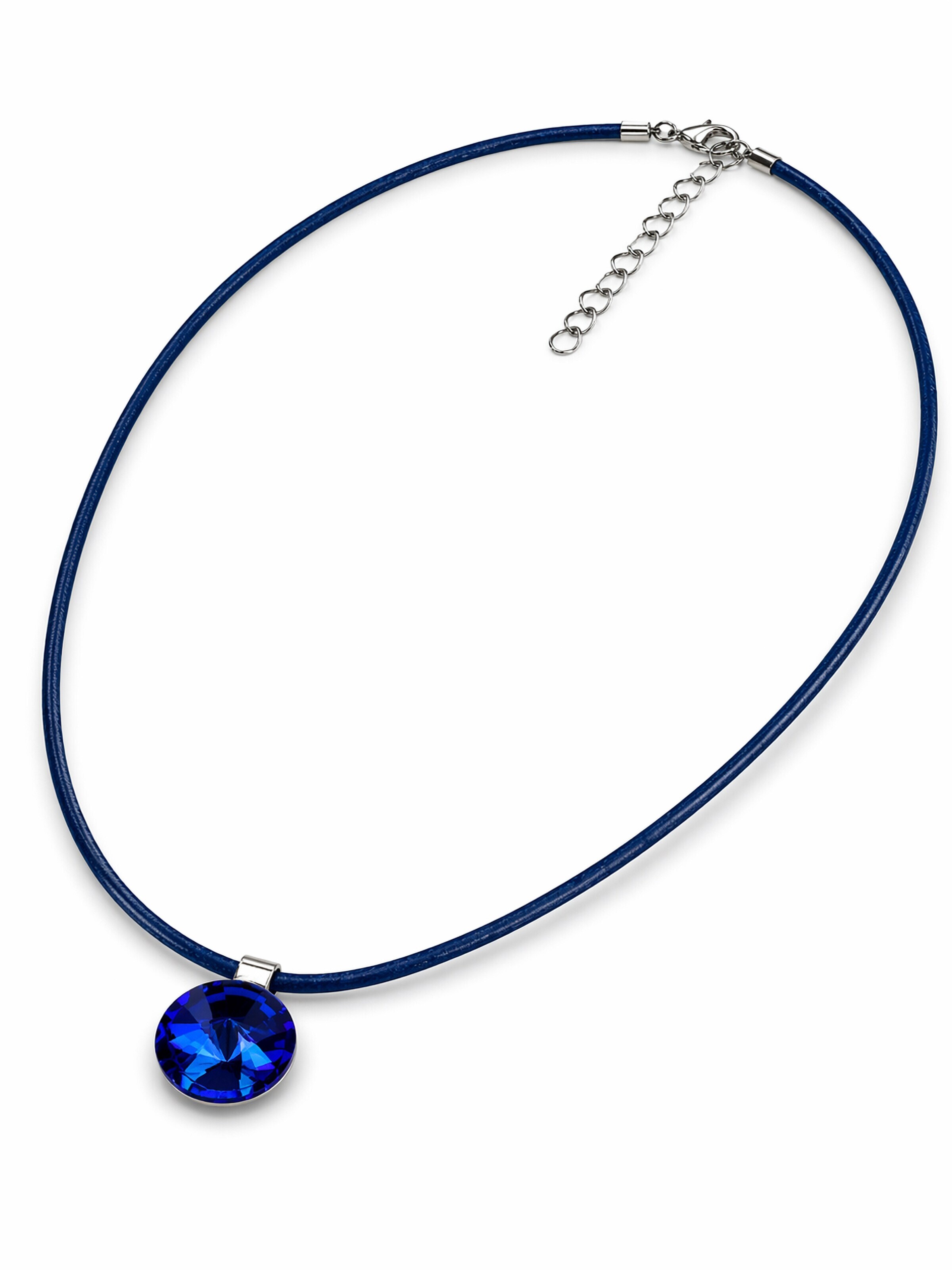 COLLEZIONE ALESSANDRO Necklace 'Frankfurt' in Blue: front