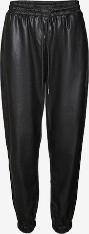 VERO MODA Tapered Pants 'Olympia' in Black: front