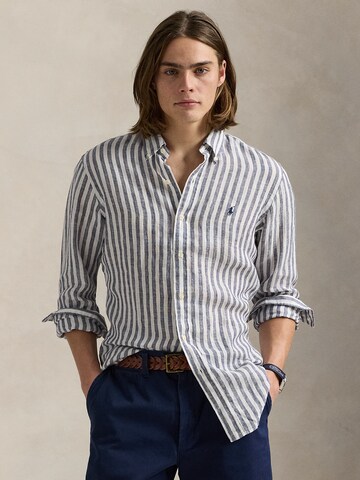 Polo Ralph Lauren Regular fit Πουκάμισο σε μπλε: μπροστά