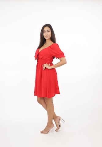 Elara Summer dress in Red