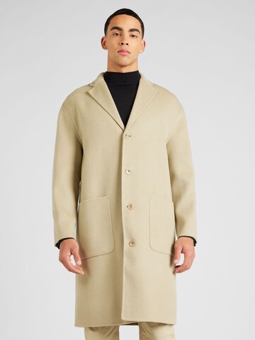 Cappotto di mezza stagione di Calvin Klein in beige: frontale