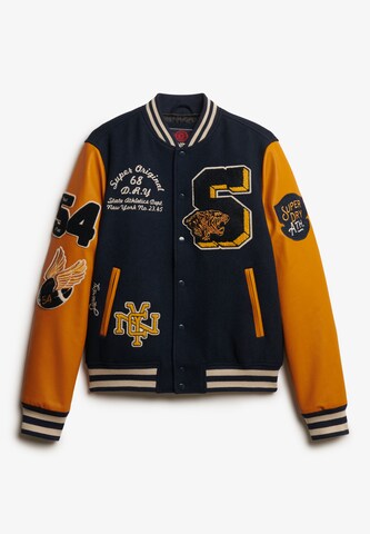 Superdry Tussenjas in Blauw: voorkant