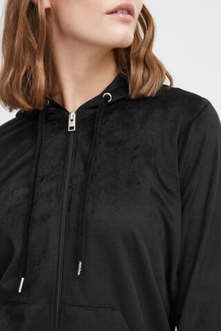Oxmo Sweatjacke 'Itanna' in Schwarz