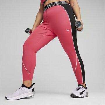 PUMA Skinny Sportbroek in Roze: voorkant