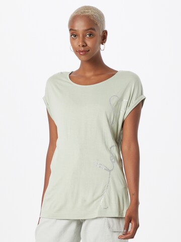 T-shirt 'Maja' ABOUT YOU en vert : devant