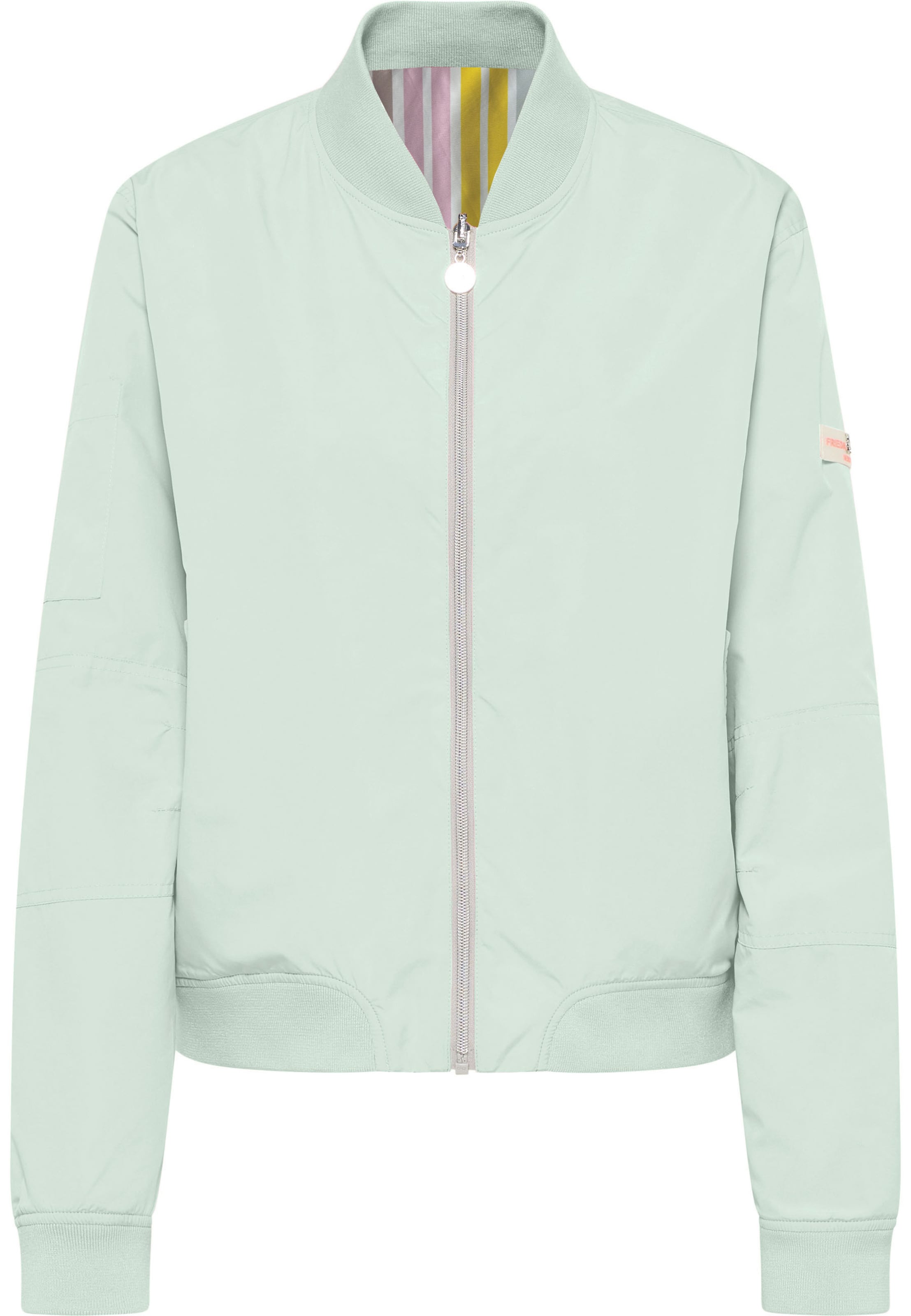 Frieda & Freddies NY Blousonjacke Reversible 'Brooklyn' in Grün: Vorderseite