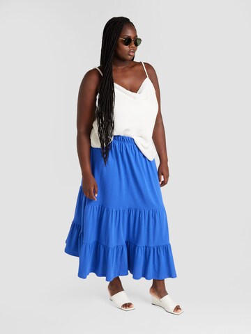 ONLY Carmakoma Skirt 'MAY' in Blue