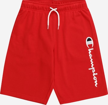 regular Pantaloni di Champion Authentic Athletic Apparel in rosso: frontale