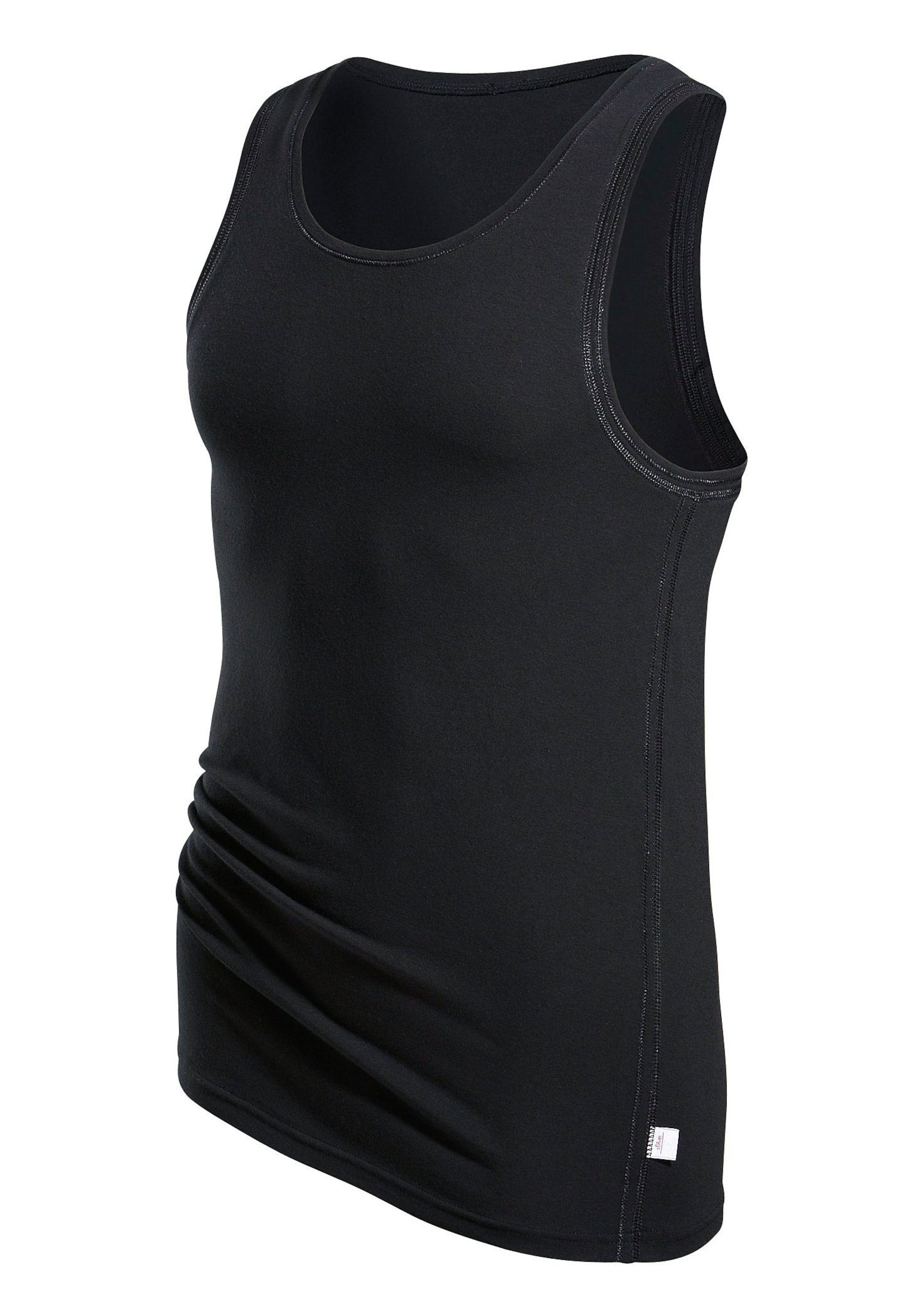 s.Oliver Undershirt in Black: front