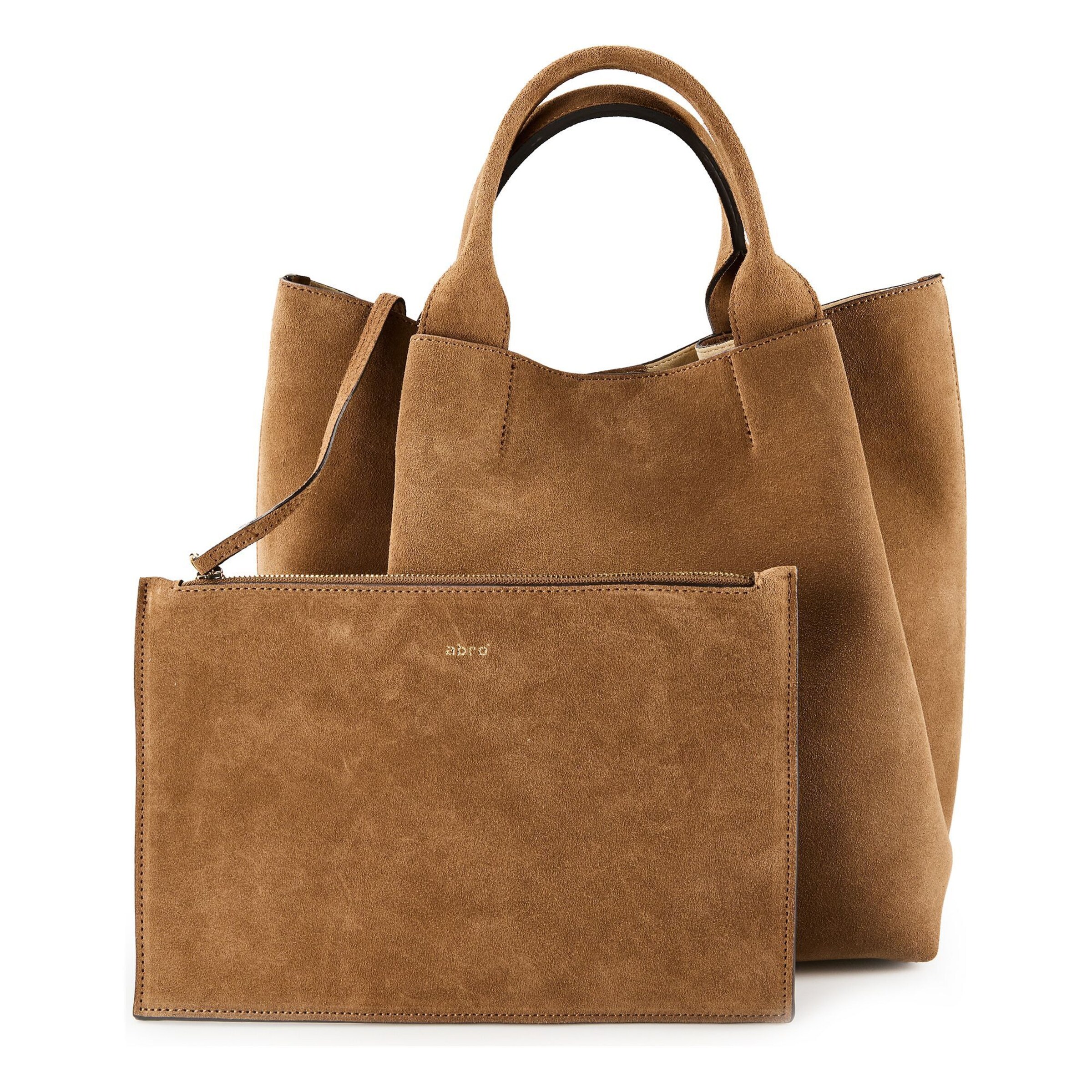 ABRO Shopper 'Essential' in Beige: voorkant