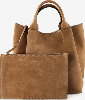 ABRO Shopper 'Essential' in Beige: voorkant