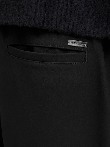 JACK & JONES Loosefit Bandplooibroek 'JPSTBILL DIEGO' in Zwart