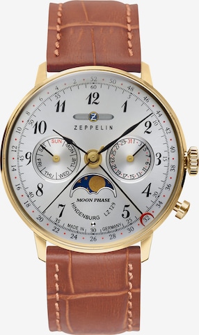 Zeppelin Analog Watch in Brown: front