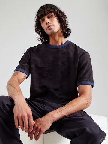 SCOTCH & SODA Футболка в Черный: спереди