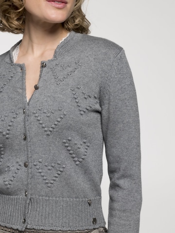 SPIETH & WENSKY Knitted Janker 'Brescia' in Grey