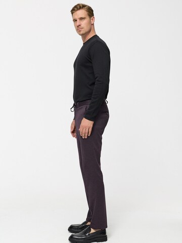Zuitable Slim fit Trousers 'DiSpartaflex SE' in Red