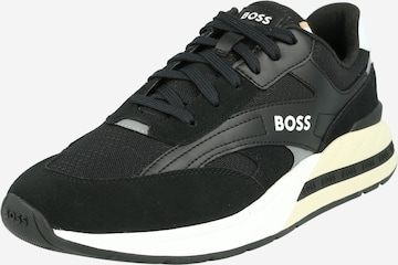 Sneaker low 'Kurt' de la BOSS Black pe negru: față