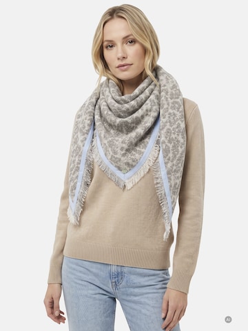 CODELLO Shawl in Grey: front