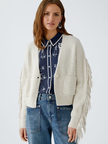 OUI Strickjacke in Beige: Vorderseite