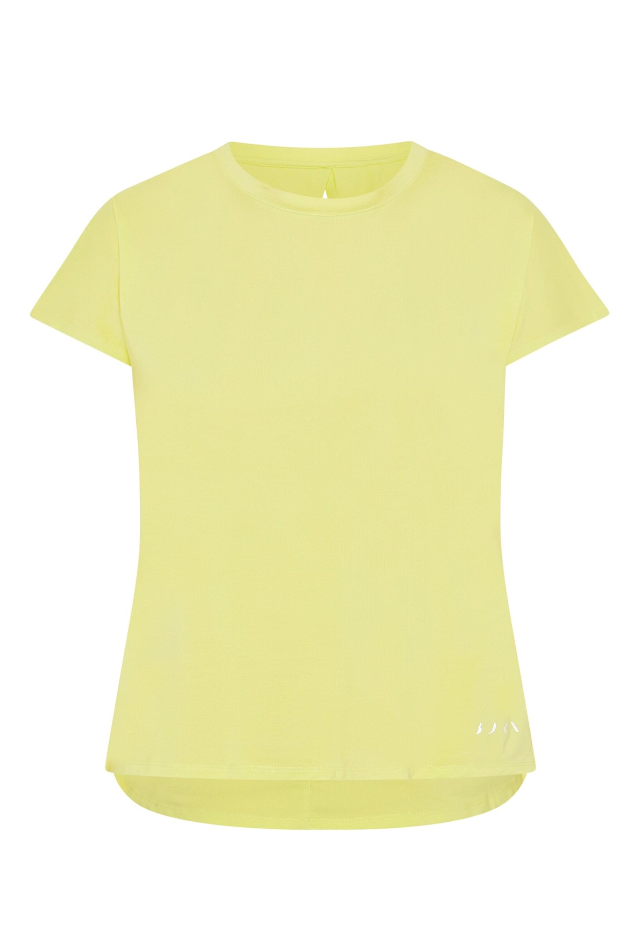 Born Living Yoga Funktionsshirt 'Aina' in Gelb: Vorderseite