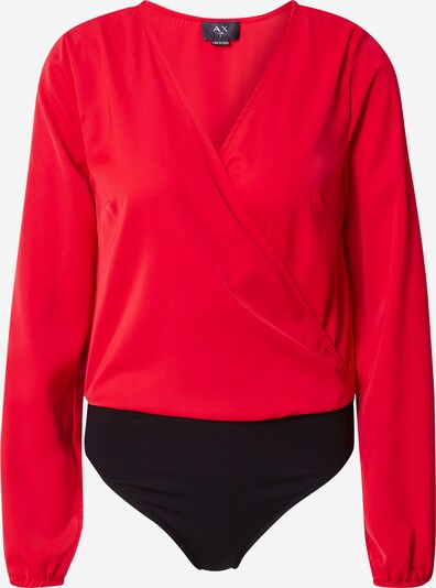 AX Paris Shirtbody in rot / schwarz, Produktansicht